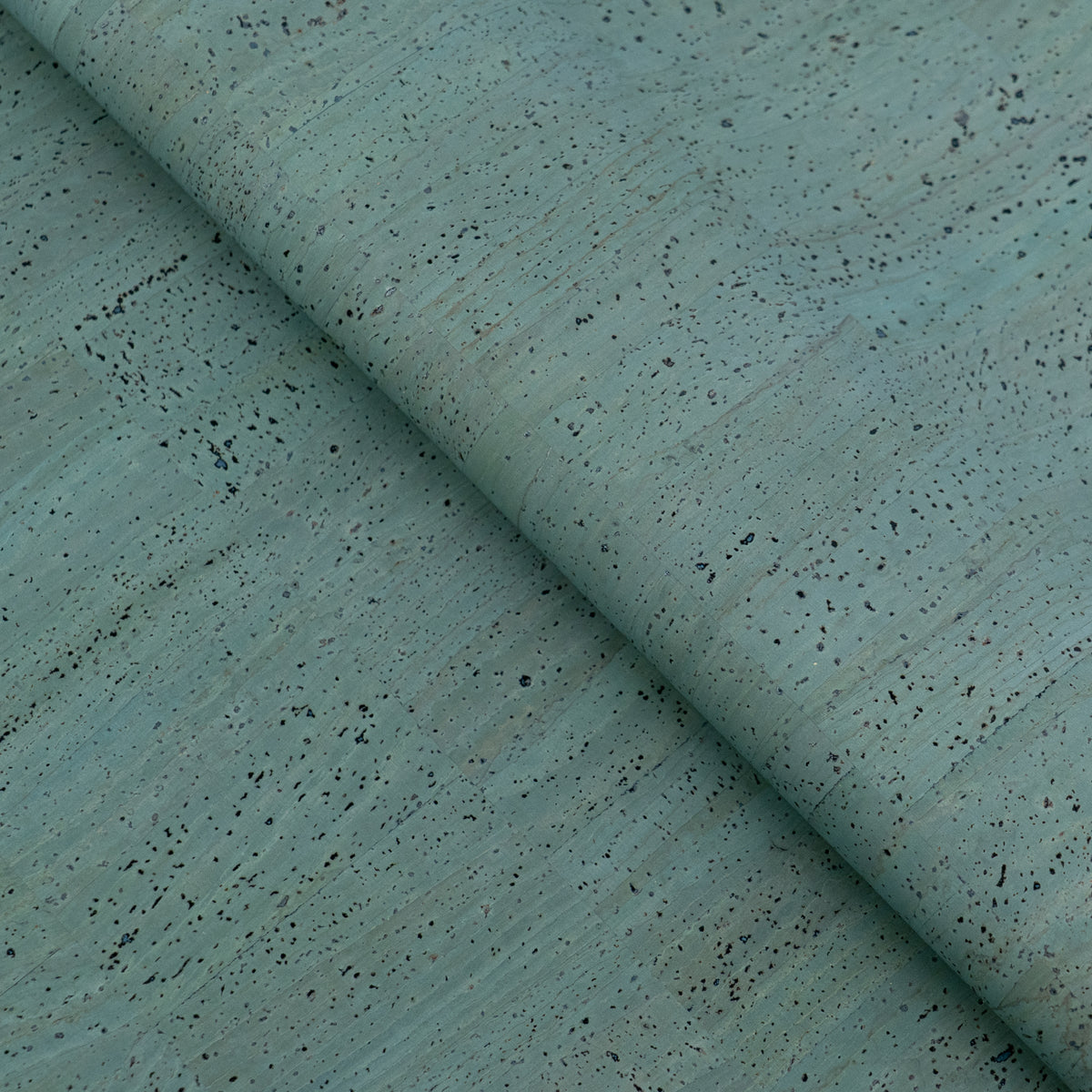 Forest Green Natural Cork Fabric – 2026NEW GENERATION BACKING COF-813