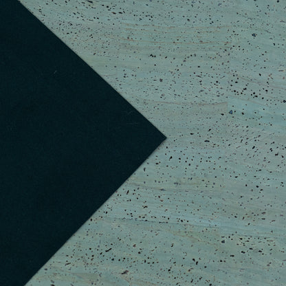 Forest Green Natural Cork Fabric – 2026NEW GENERATION BACKING COF-813