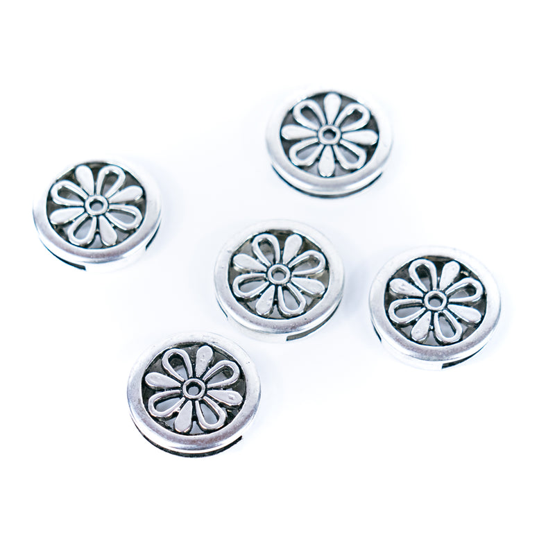 5pcs hollow flower alloy accessories, suitable for various jewelry DIY production -Jewelry accessoriesD-1-10-289