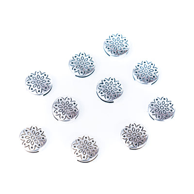 10pcs 10mm flat pattern alloy fittings, suitable for various jewelry DIY production -Jewelry accessoriesD-1-10-290