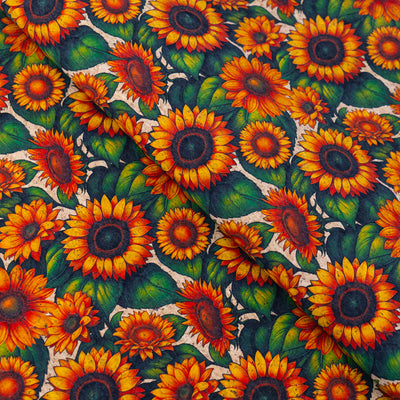 Sunflower Cork Fabric COF-661