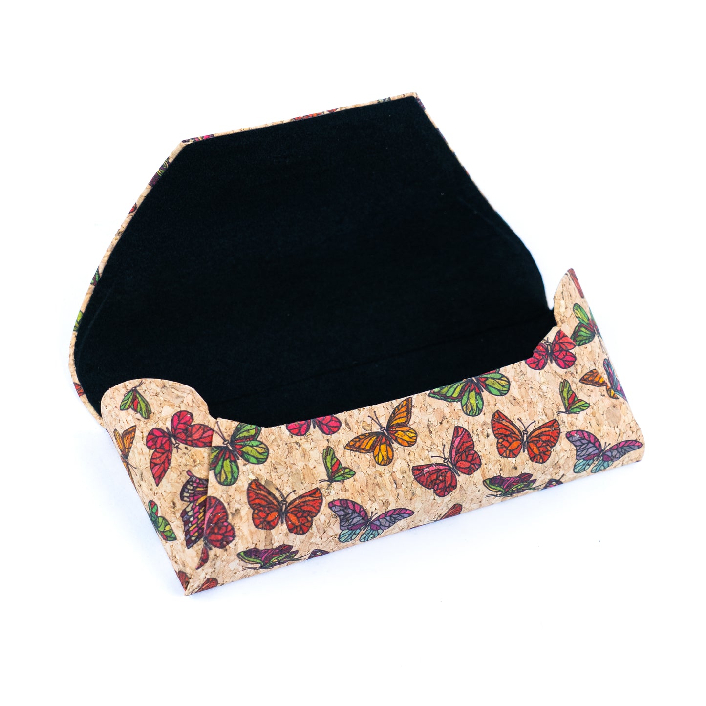 Eco Friendly Cork Hard Shell Glasses Case – 10 Units (Mixed Prints)