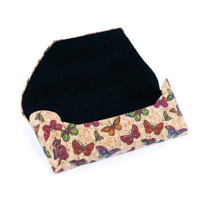 Eco Friendly Cork Hard Shell Glasses Case – 10 Units (Mixed Prints)