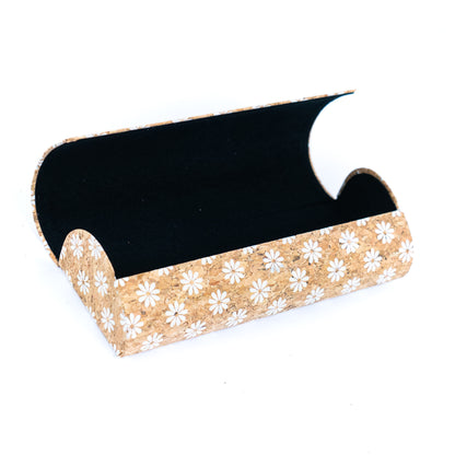 Cork Hard Shell Glasses Case L-1132-MIX-10（10units）