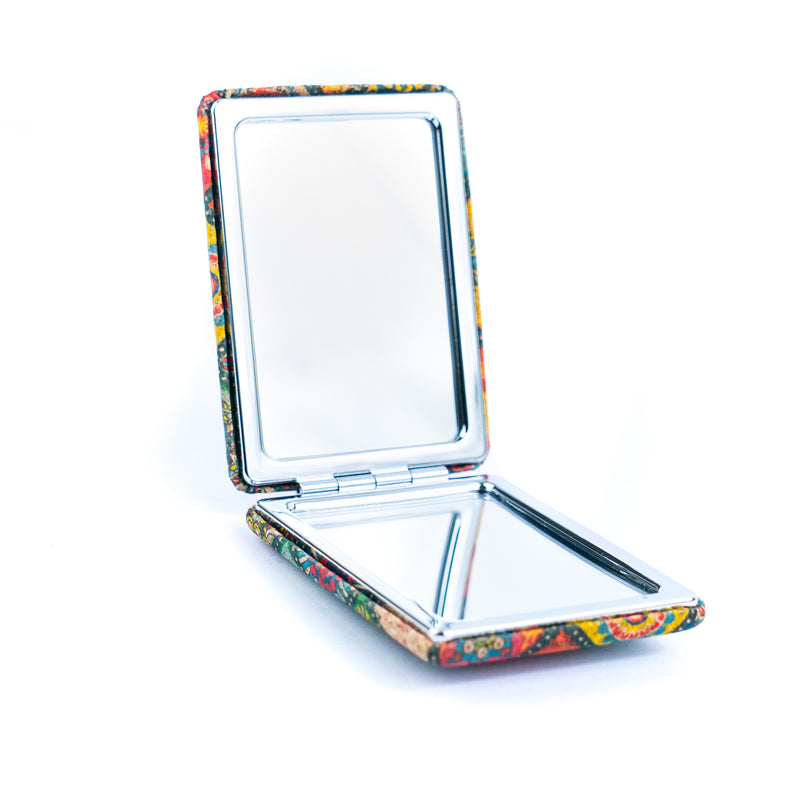Cork Pocket Mirror – Portable Travel Makeup Mirror for Women L-1024B-MIX-10(10units)