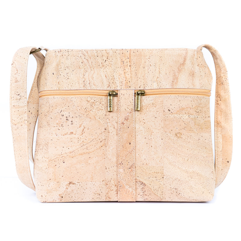 Premium Natural Cork Crossbody Bag – Thickened & Minimalist Design BAGP-293