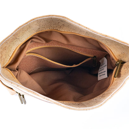 Natural Cork Zipper handbag crossbody lady bag BAGP-172A