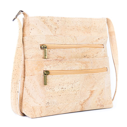 Natural Cork Zipper handbag crossbody lady bag BAGP-172A