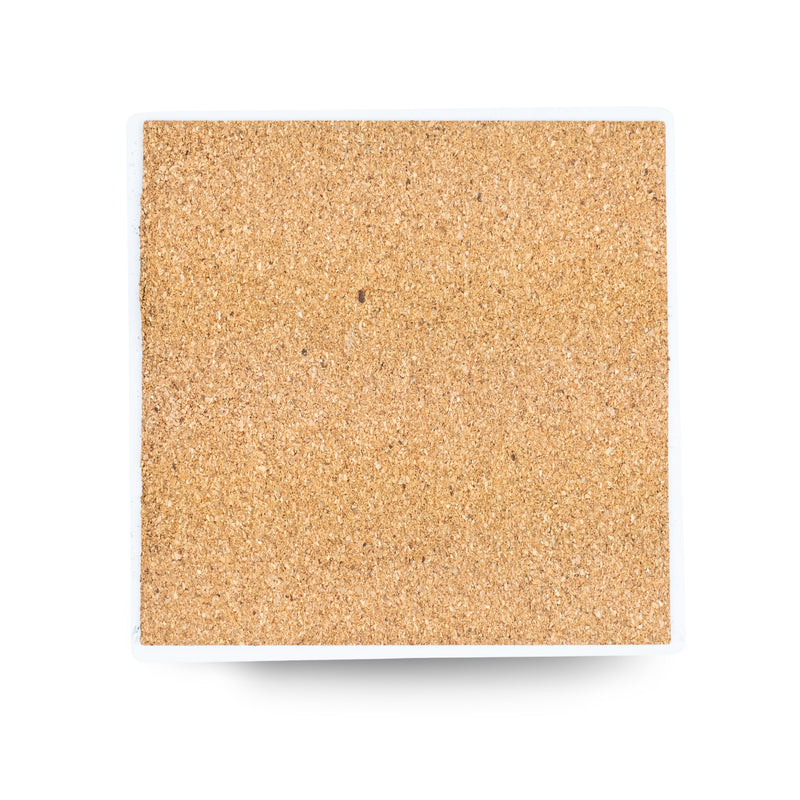 Mandala Ceramic Coasters with Cork Backing L-1138-12