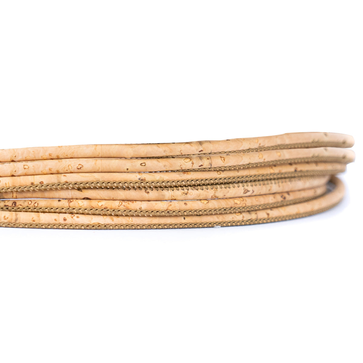 Natural 3mm round cork cord COR-122-B(10 meters)