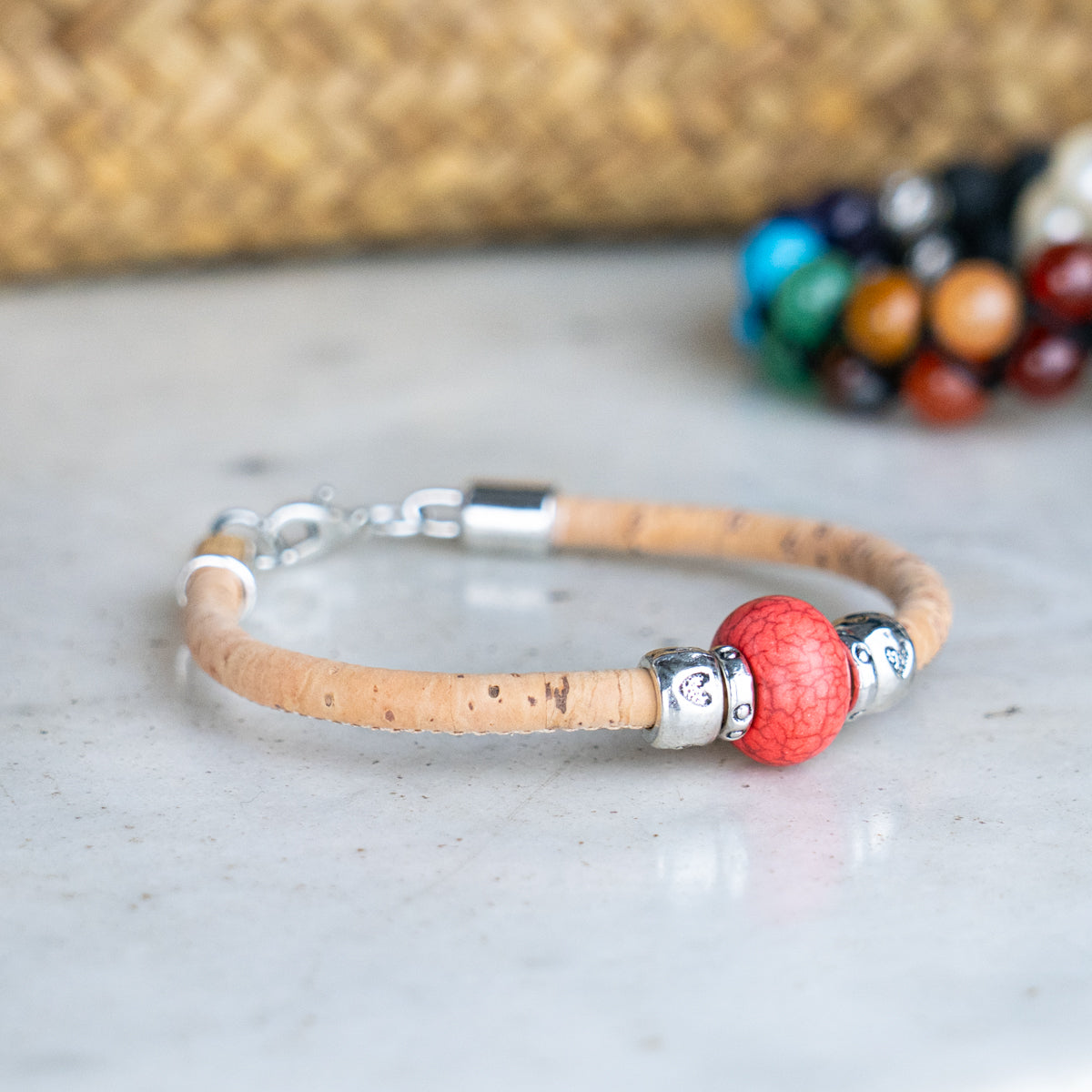 Women's Marble Bead handmade Original jewelry BR-086-5-NEW