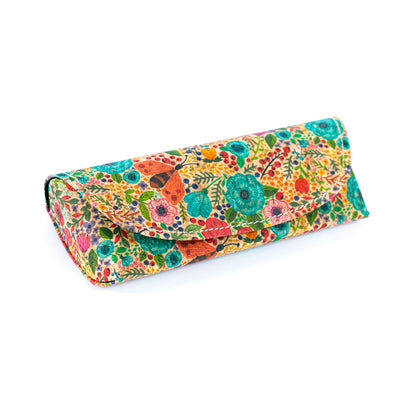 Cork Magnetic Closure Eyeglass Cases（12units）L-076B-12