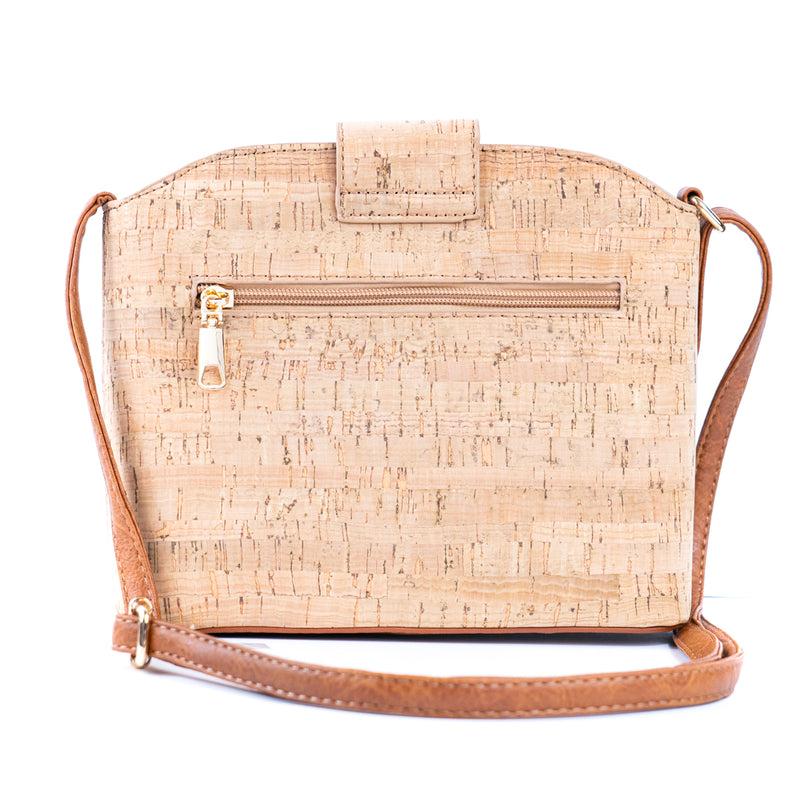 Floral Printed Cork Crossbody Bag BAGD-597