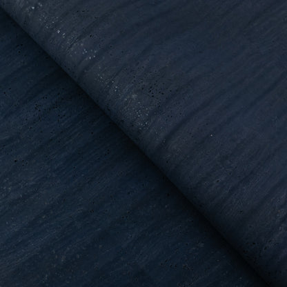 Deep Navy Blue Natural Cork Fabric – PU Backing COF-706