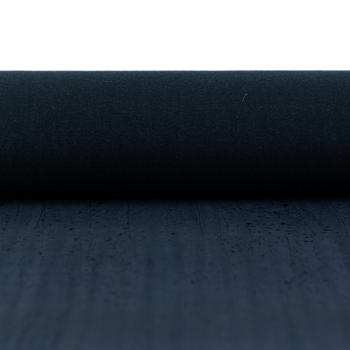 Deep Navy Blue Natural Cork Fabric – PU Backing COF-706