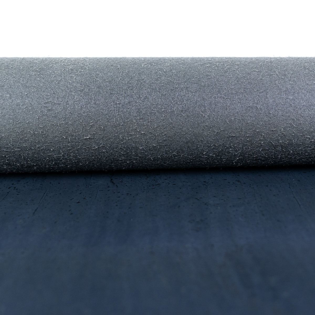 Deep Navy Blue Natural Cork Fabric – Microfiber Backing COF-707