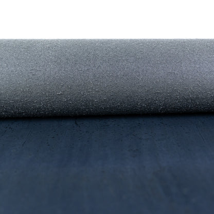 Deep Navy Blue Natural Cork Fabric – Microfiber Backing COF-707