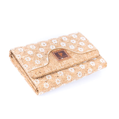 Floral & Patterned Cork Wallet BAGD-595-6 (6units）