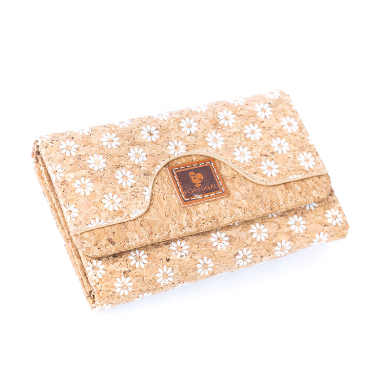 Floral & Patterned Cork Wallet BAGD-595-6 (6units）