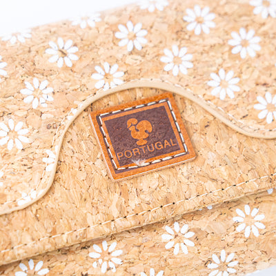 Floral & Patterned Cork Wallet BAGD-595-6 (6units）