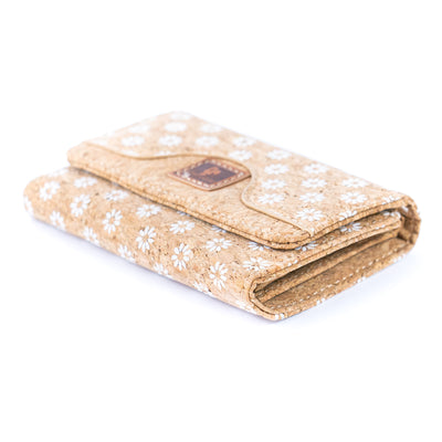 Floral & Patterned Cork Wallet BAGD-595-6 (6units）