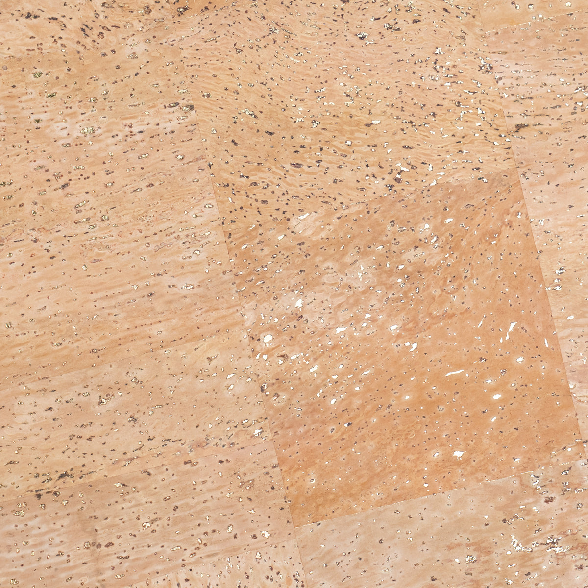 Natural Cork Fabric with Gold Flecks COF-709