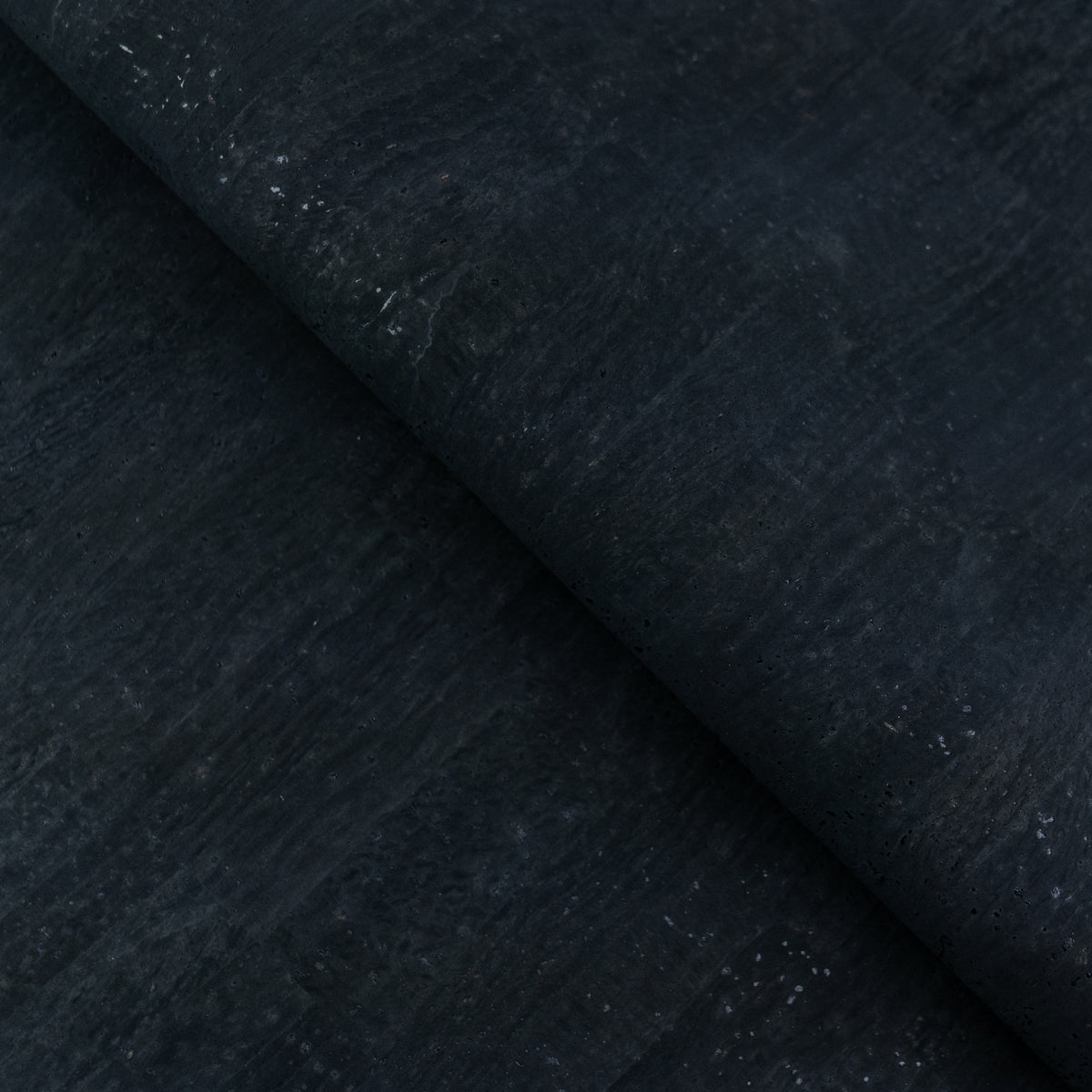 Black Natural Cork Fabric – Microfiber Backing COF-703