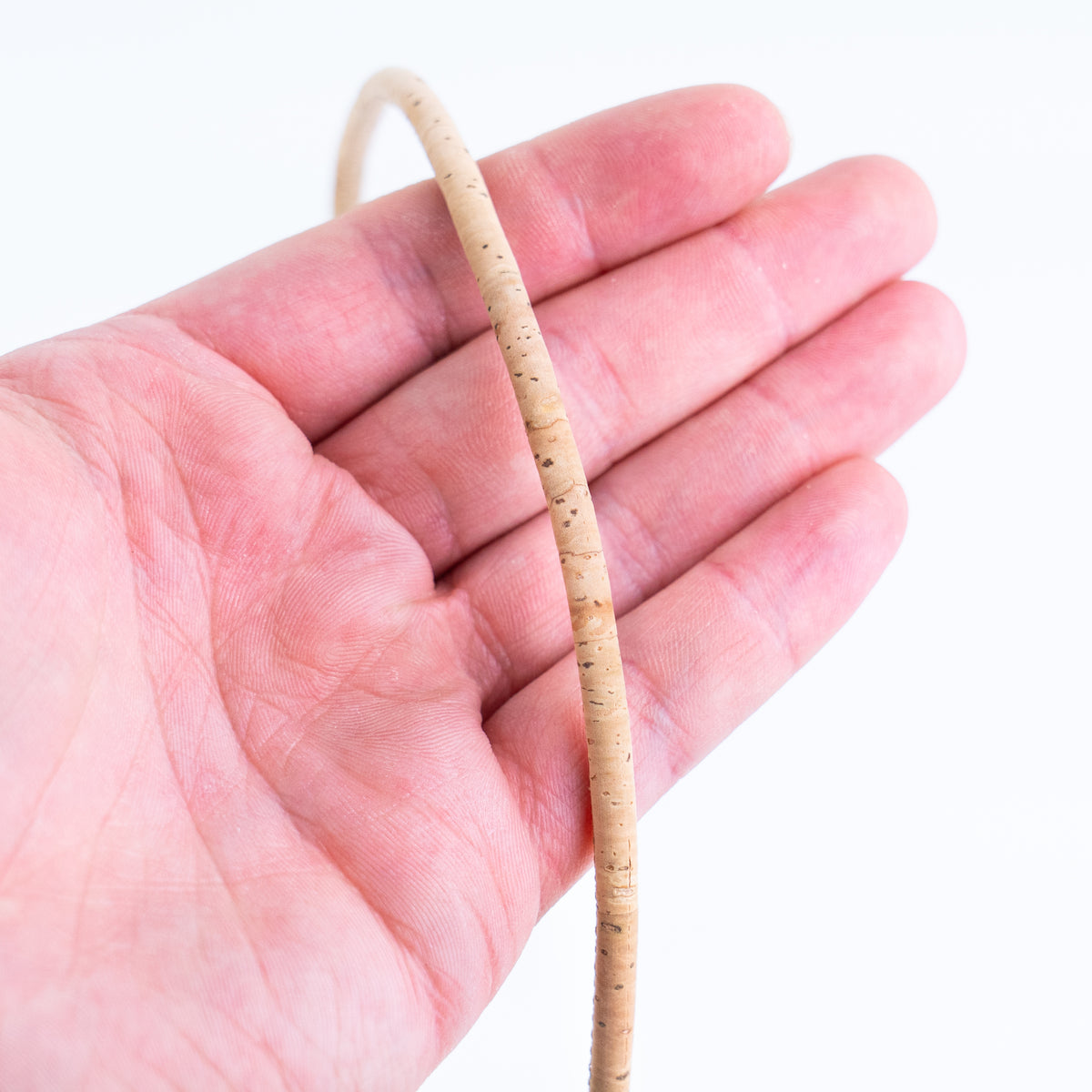 5mm Natural Round Cork Cord for Jewelry Making & Crafts – COR-900 (10 Meters)