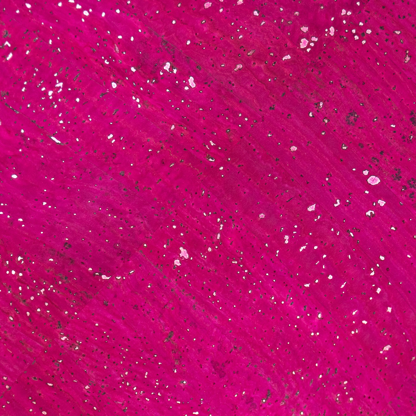 Bright Pink Cork Fabric with Rose Gold Sparkles COF-712