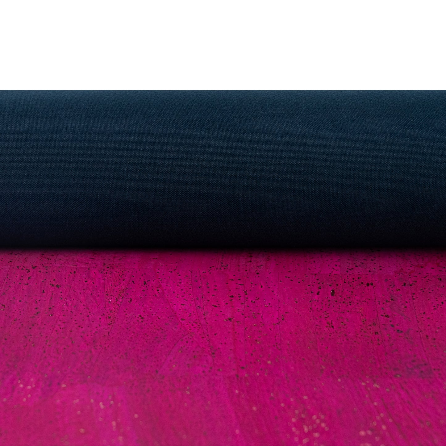 Bright Pink Cork Fabric with Rose Gold Sparkles COF-712