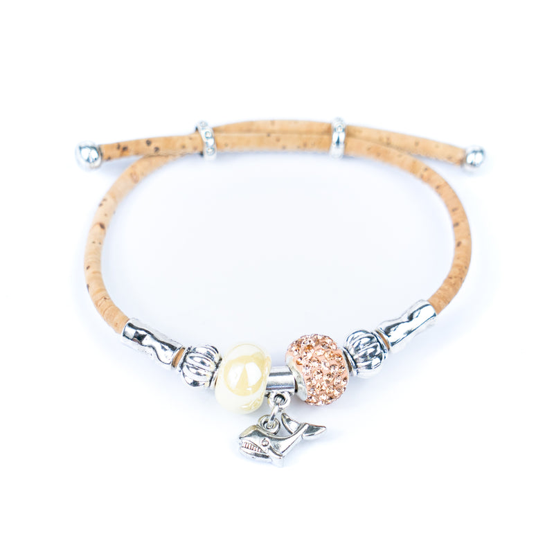 Handmade Cork Bracelet BR-424-MIX-8