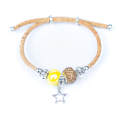 Handmade Cork Bracelet BR-424-MIX-8