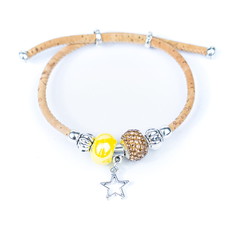 Handmade Cork Bracelet BR-424-MIX-8