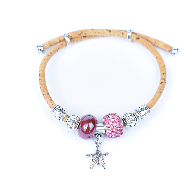 Handmade Cork Bracelet BR-424-MIX-8
