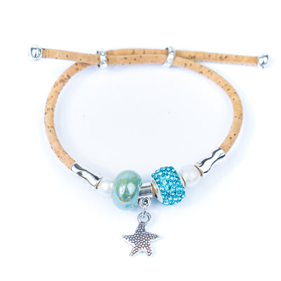Handmade Cork Bracelet BR-424-MIX-8