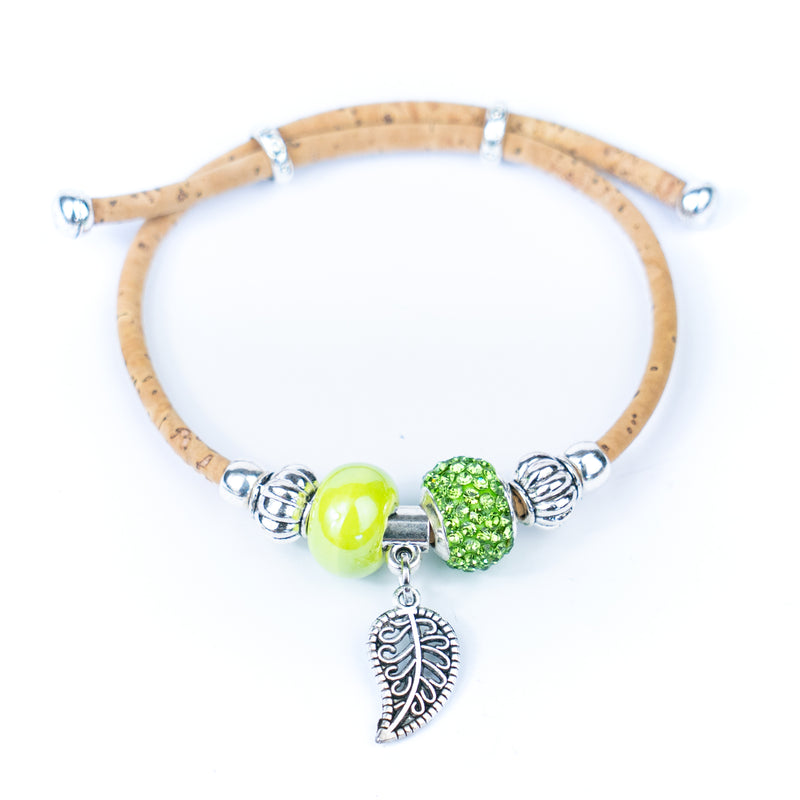 Handmade Cork Bracelet BR-424-MIX-8