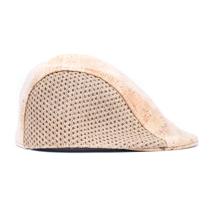 Natural Cork Flat Cap L-1105-B