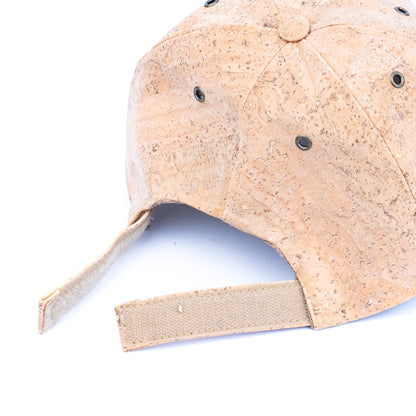 Eco-Friendly Cork Baseball Cap – Adjustable Fit L-1104