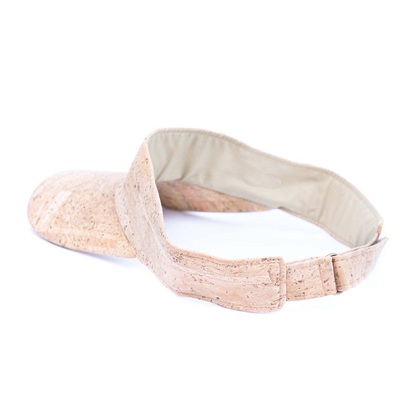 Natural cork sun visor cap One Size Fits All L-1103