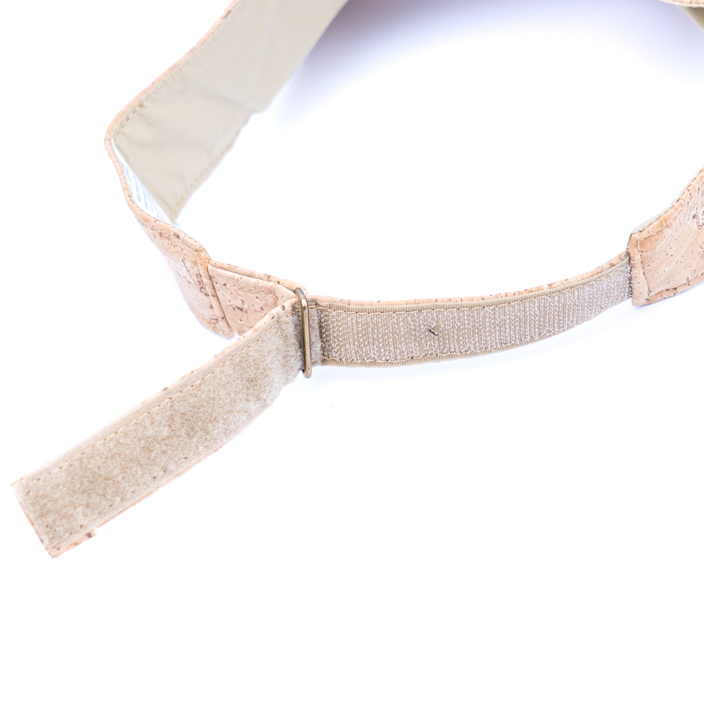Natural cork sun visor cap One Size Fits All L-1103