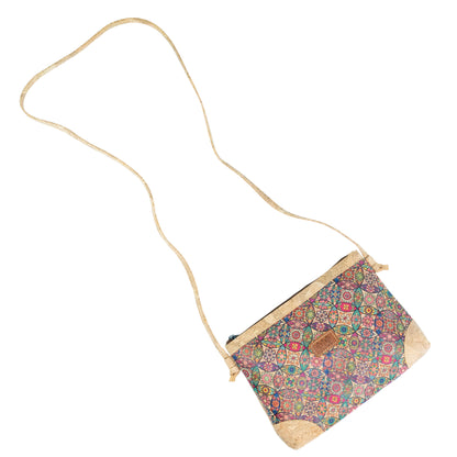 Cork Crossbody Bag with Back Zip Pocket | BAGD-669