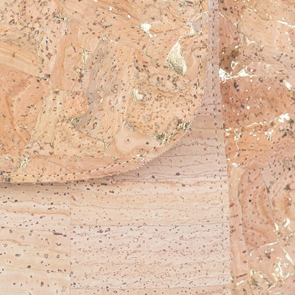 Vegan Cork Backpack with Flap Closure