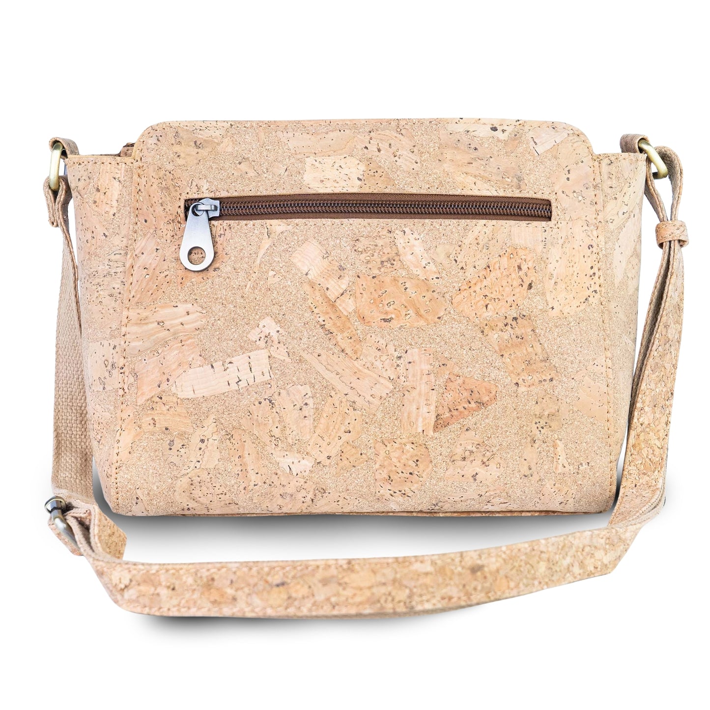 Cork Crossbody Bag — Adjustable Strap BAGD-642