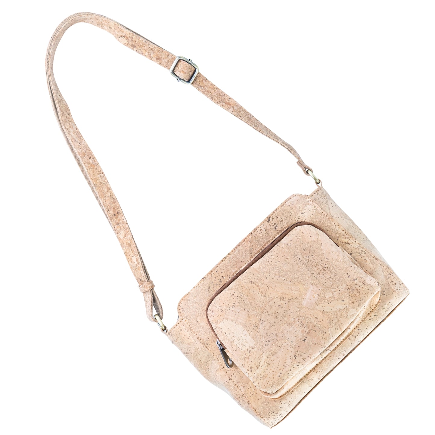 Cork Crossbody Bag — Adjustable Strap BAGD-642