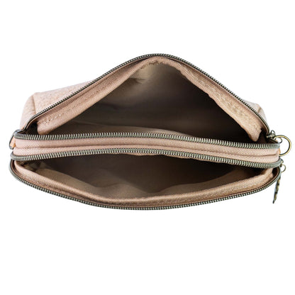 Cork Crossbody Bag — Double Zip BAGD-647
