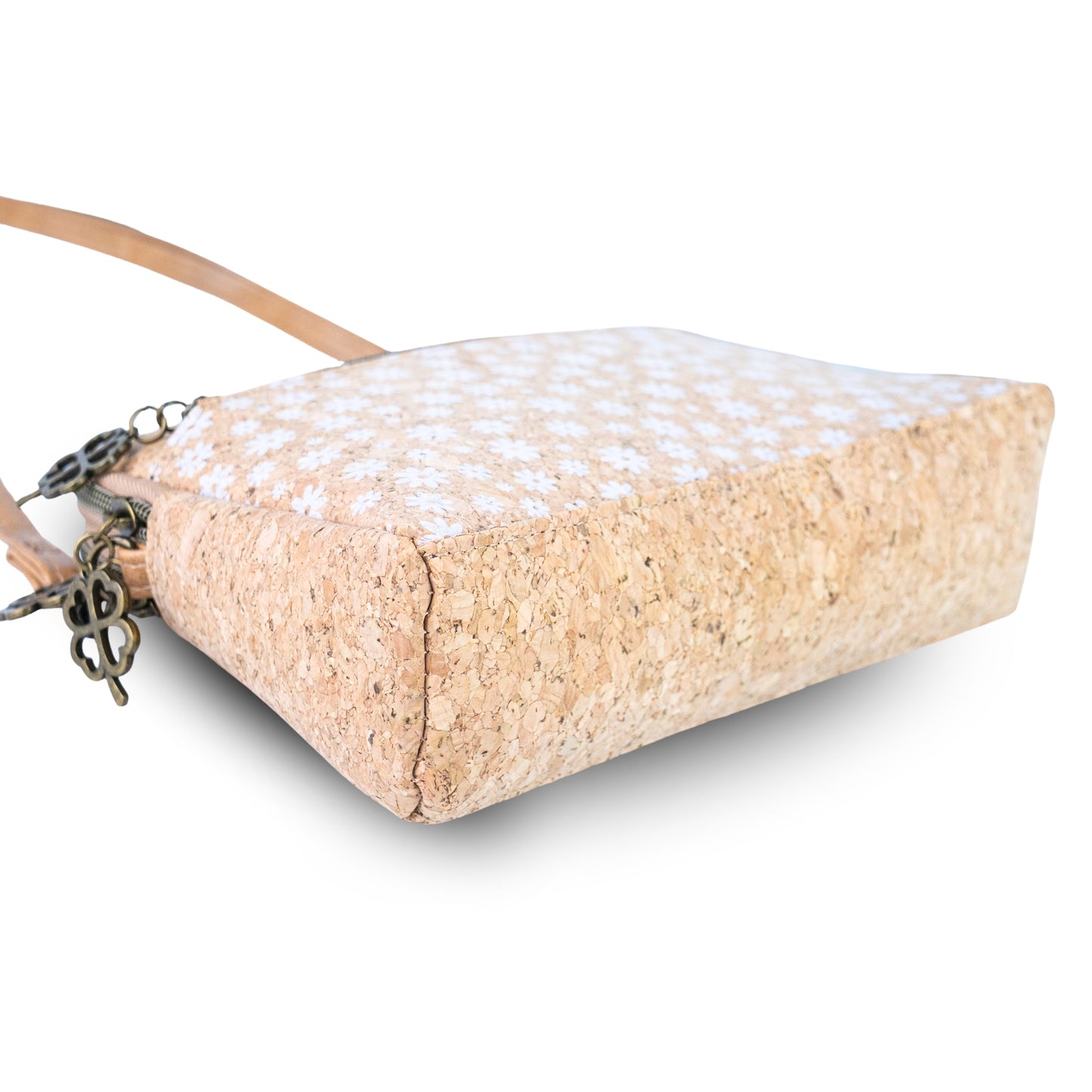 Cork Crossbody Bag — Double Zip BAGD-647