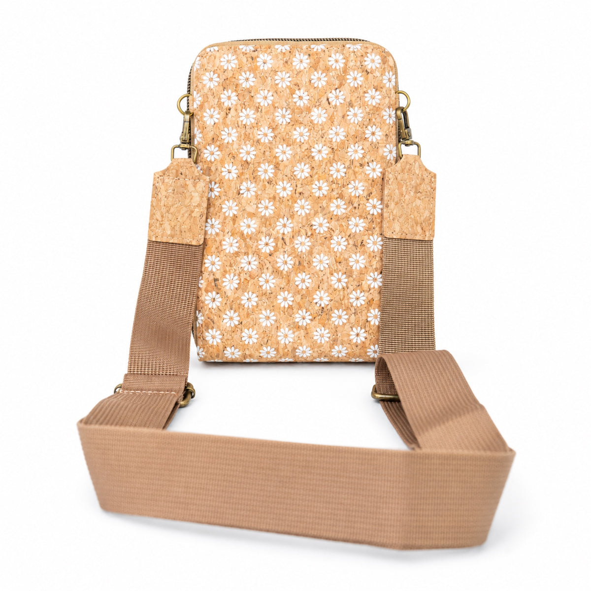 12 UNITS - Cork Crossbody Bag with Front Pocket BAGD-671-MIX-12