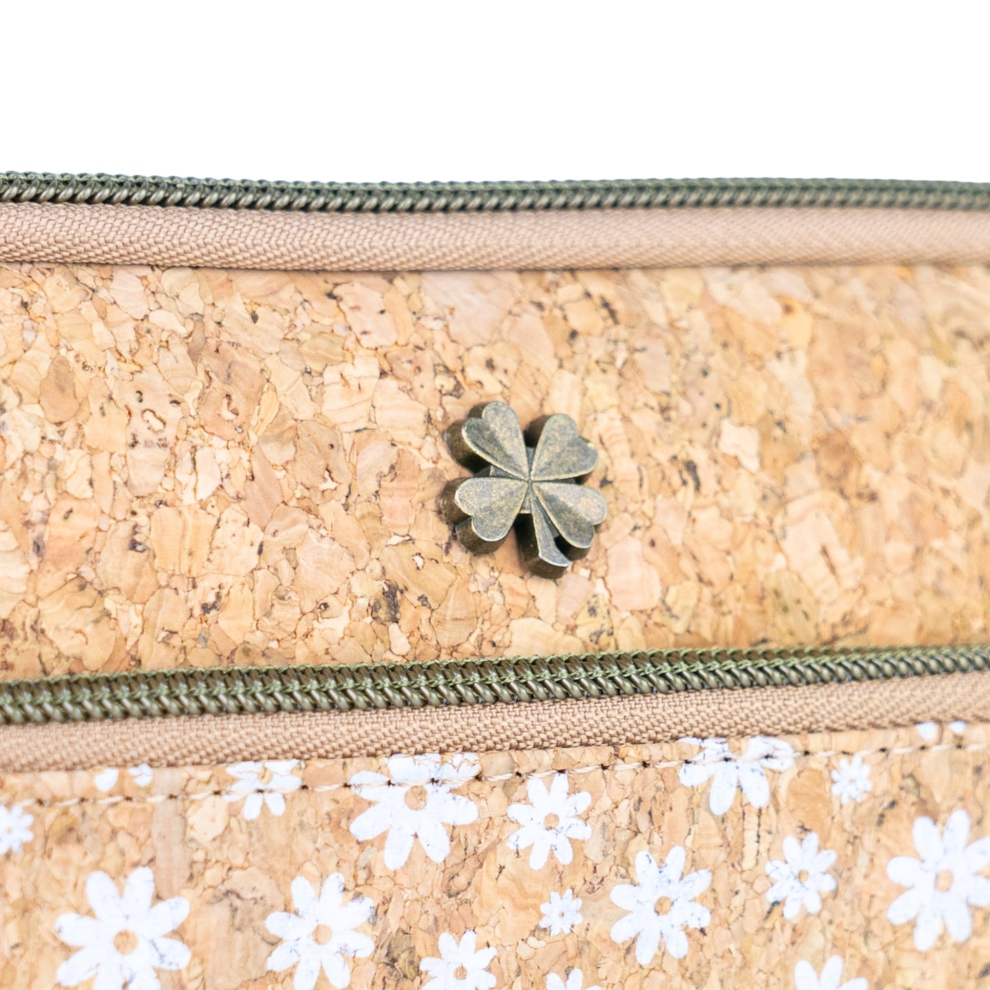 Cork Crossbody Bag — Double Zip BAGD-647