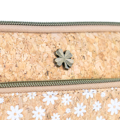 Cork Crossbody Bag — Double Zip BAGD-647