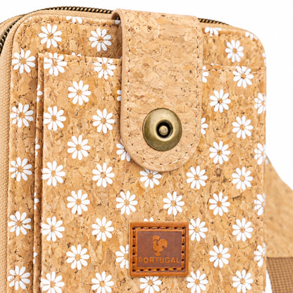12 UNITS - Cork Crossbody Bag with Front Pocket BAGD-671-MIX-12